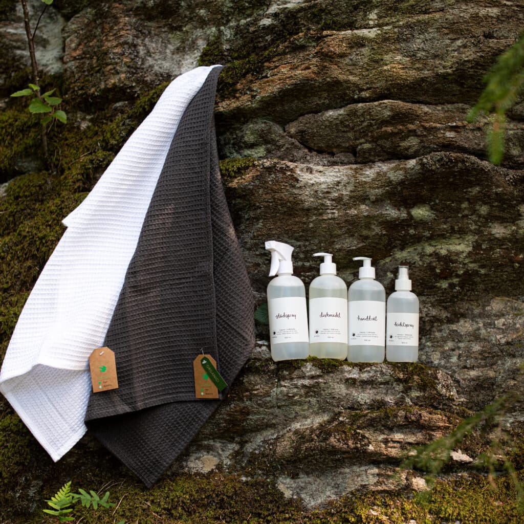 kök, kökshandduk, städ, städserie, rengöringsmedel, handduk, lagerhaus, natur, sten, mossa, textil, ...