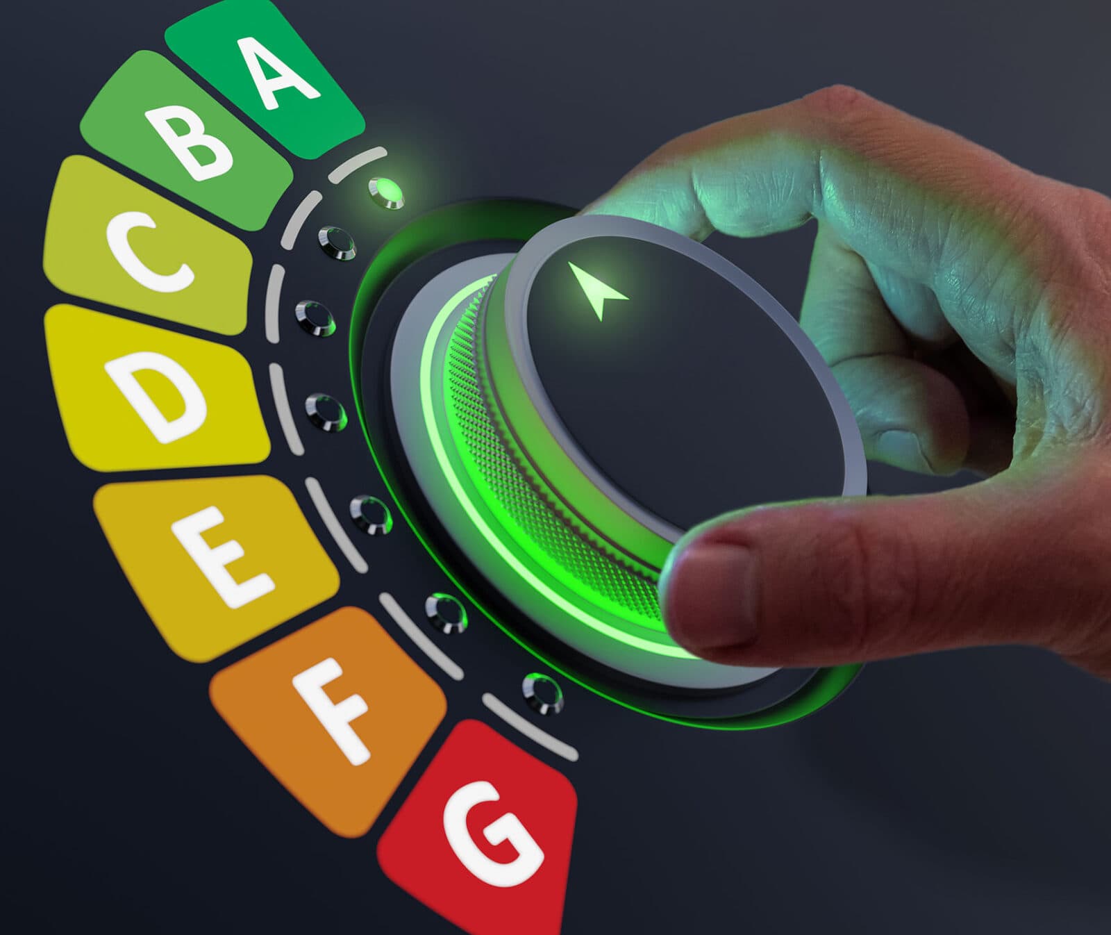 Minska energianvändningen genom att använda mindre el.