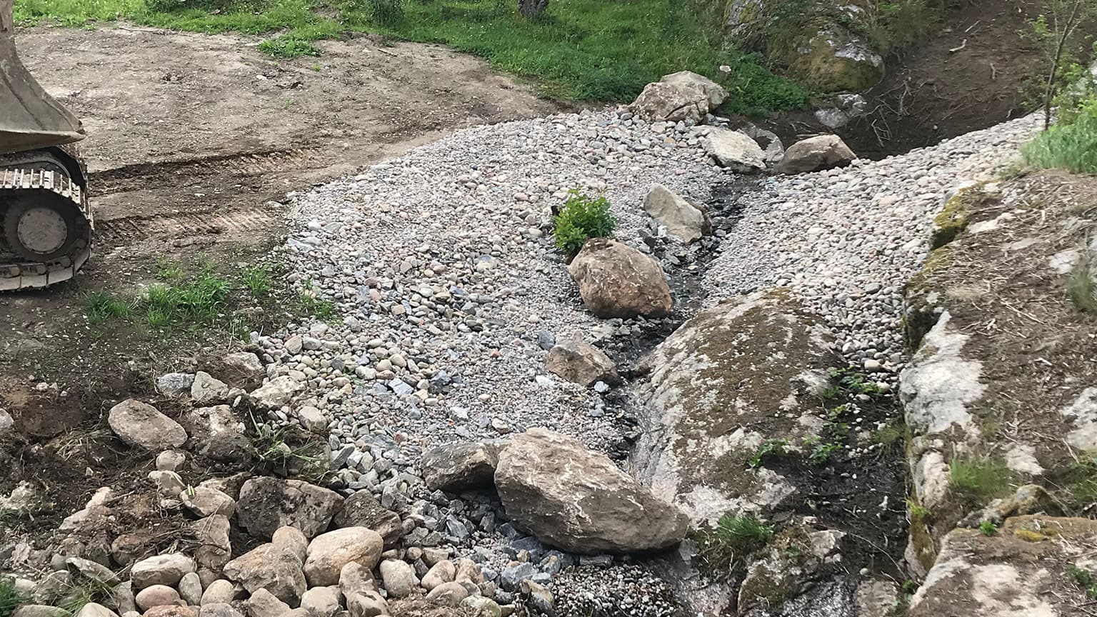 Hagaån efter åtgärd 8+ fjordar